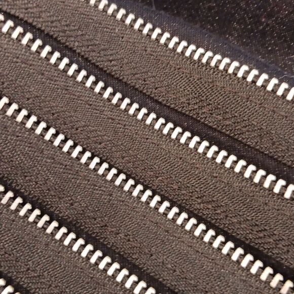 London Times Black Sheath Midi Dress Sleeveless Crew Neck. Zipper Detail. - Picture 10 of 11